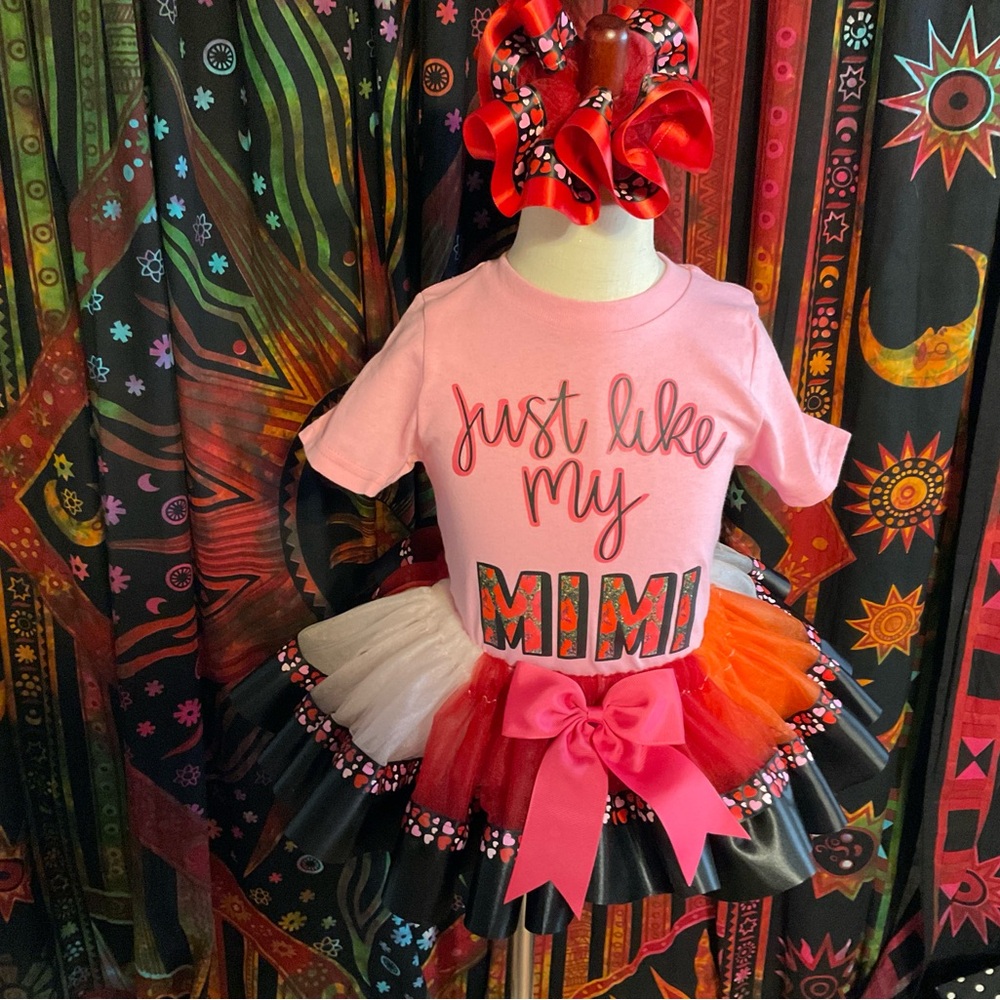 Pink Short Sleeve Tee with Playful Text